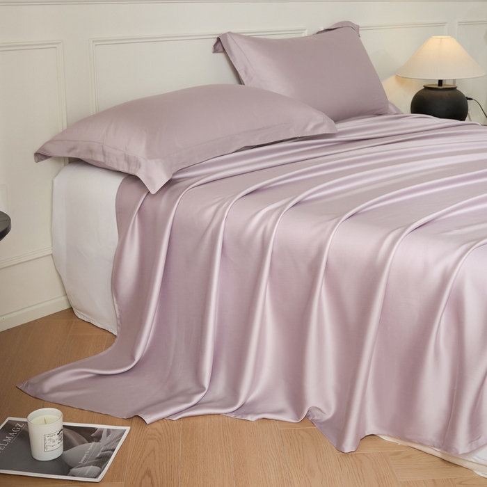 91家纺网 家纺一手货源 找家纺 （总）涵宸家纺 2026新款纯色天丝棉单床单-场景一