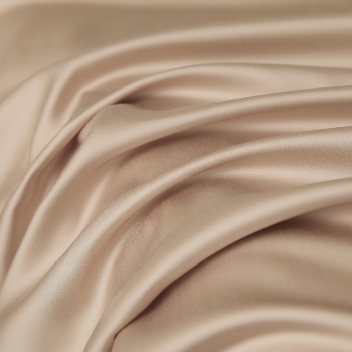 91家纺网 家纺一手货源 找家纺 涵宸家纺 2026新款纯色天丝棉单床单-场景一 床单-奶茶杏