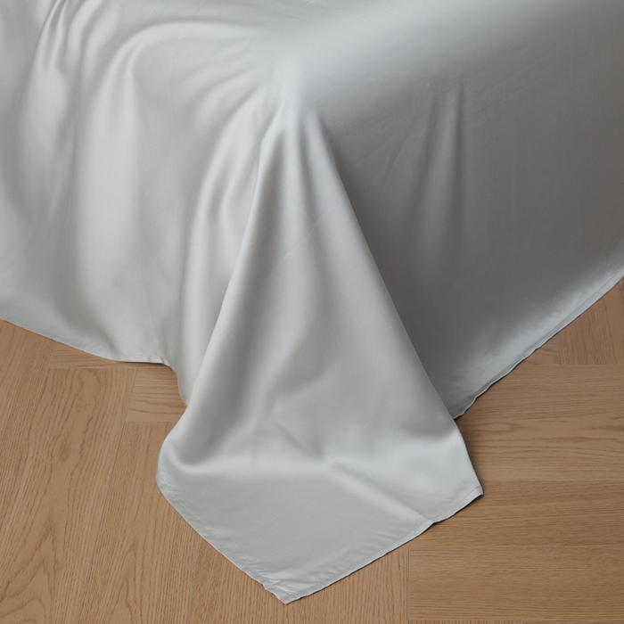 91家纺网 家纺一手货源 找家纺 涵宸家纺 2026新款纯色天丝棉单床单-场景一 床单-时尚灰