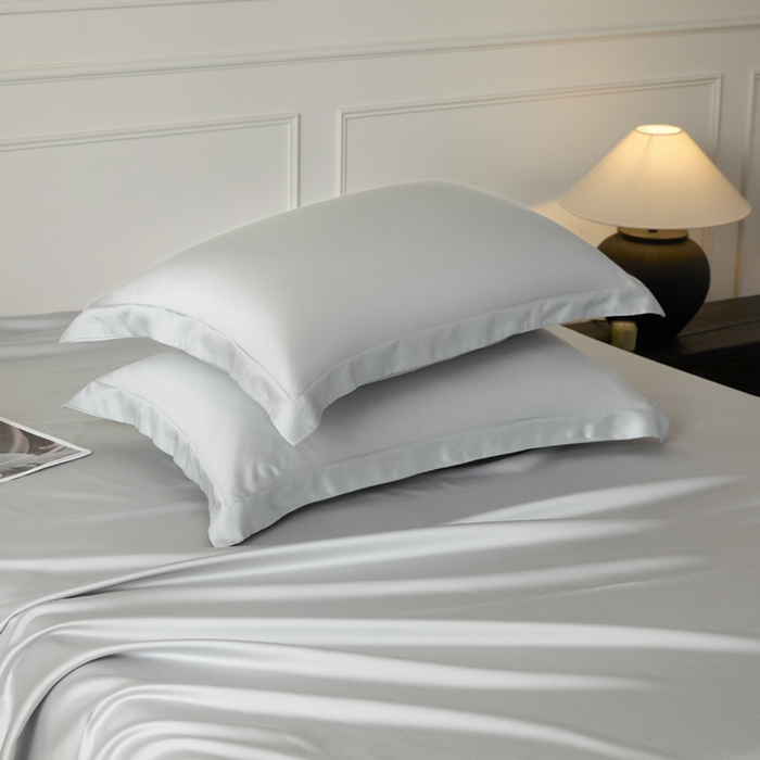 91家纺网 家纺一手货源 找家纺 涵宸家纺 2026新款纯色天丝棉单床单-场景一 床单-时尚灰