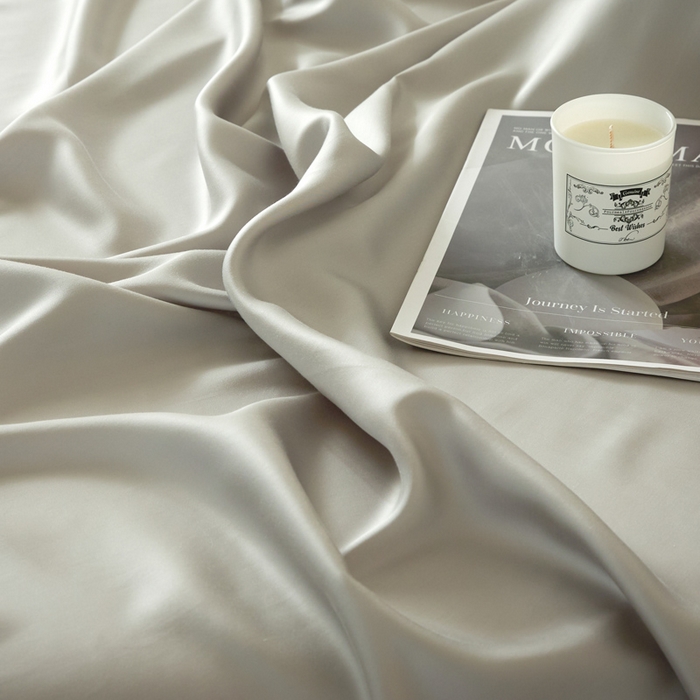 91家纺网 家纺一手货源 找家纺 涵宸家纺 2026新款纯色天丝棉单床单-场景一 床单-太空灰