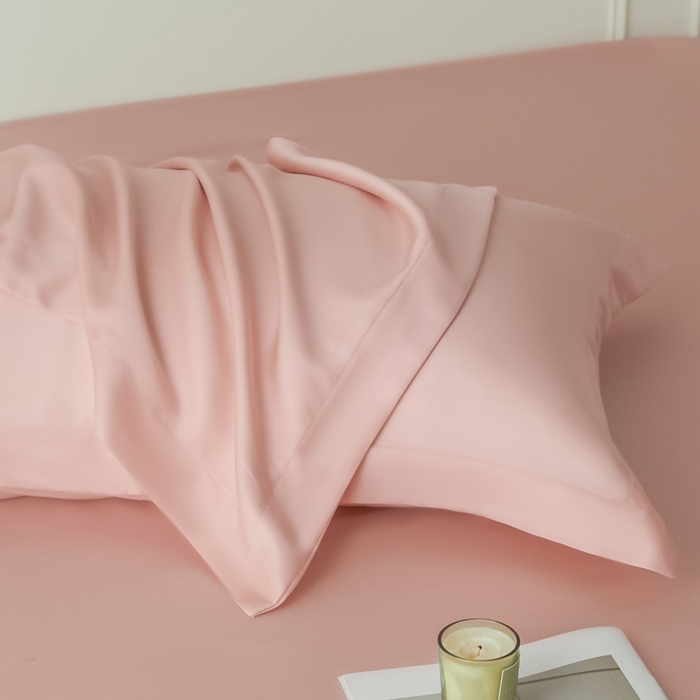 91家纺网 家纺一手货源 找家纺 （总）涵宸家纺 2026新款纯色天丝棉单枕套-场景一