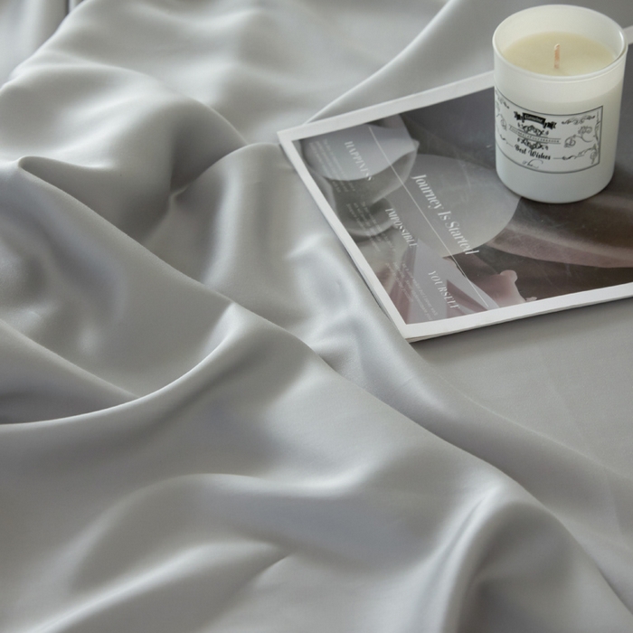 91家纺网 家纺一手货源 找家纺 涵宸家纺 2026新款纯色天丝棉单枕套-场景一 枕套-时尚灰