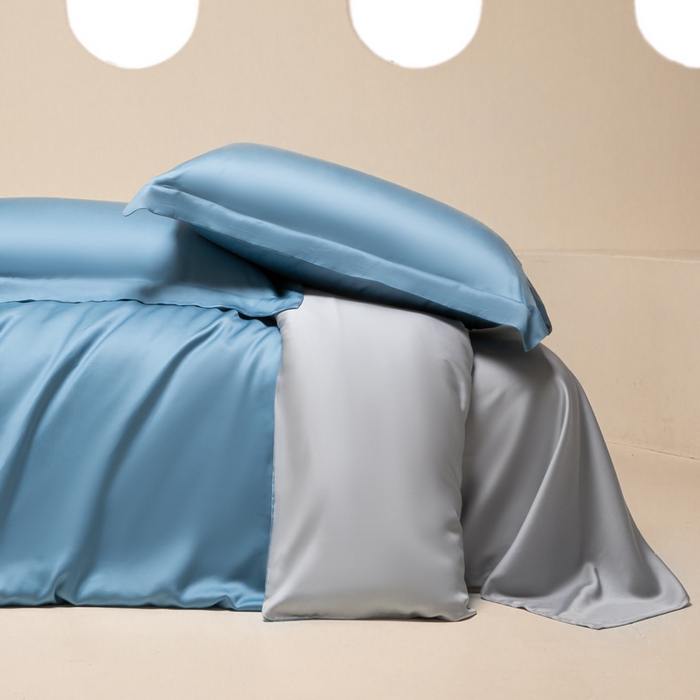 91家纺网 家纺一手货源 找家纺 （总）涵宸家纺 2026新款纯色天丝棉四件套-场景二