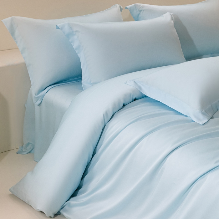 91家纺网 家纺一手货源 找家纺 （总）涵宸家纺 2026新款纯色天丝棉单被套-场景二