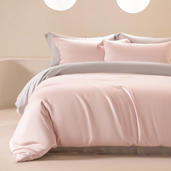 91家纺网 家纺一手货源 找家纺 （总）涵宸家纺 2026新款纯色天丝棉单被套-场景二