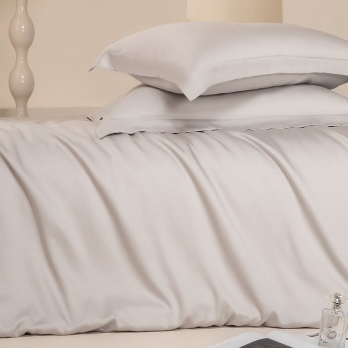 91家纺网 家纺一手货源 找家纺 涵宸家纺 2026新款纯色天丝棉单被套-场景二 太空灰