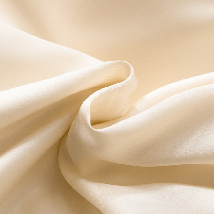 91家纺网 家纺一手货源 找家纺 涵宸家纺 2026新款纯色天丝棉单被套-场景二 象牙白+奶茶杏