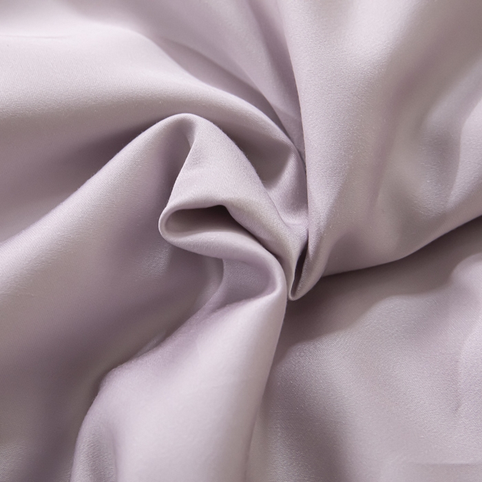 91家纺网 家纺一手货源 找家纺 涵宸家纺 2026新款纯色天丝棉单被套-场景二 紫语+象牙白