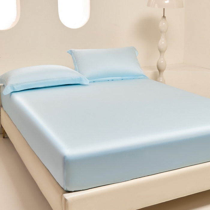 91家纺网 家纺一手货源 找家纺 （总）涵宸家纺 2026新款纯色天丝棉单床笠-场景二