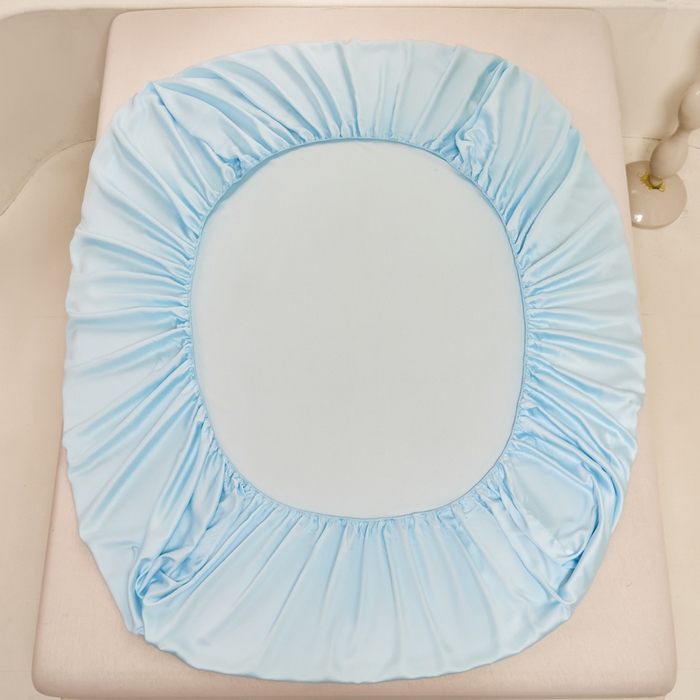 91家纺网 家纺一手货源 找家纺 （总）涵宸家纺 2026新款纯色天丝棉单床笠-场景二