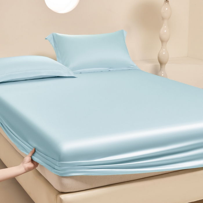 91家纺网 家纺一手货源 找家纺 （总）涵宸家纺 2026新款纯色天丝棉单床笠-场景二