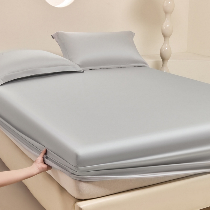 91家纺网 家纺一手货源 找家纺 （总）涵宸家纺 2026新款纯色天丝棉单床笠-场景二