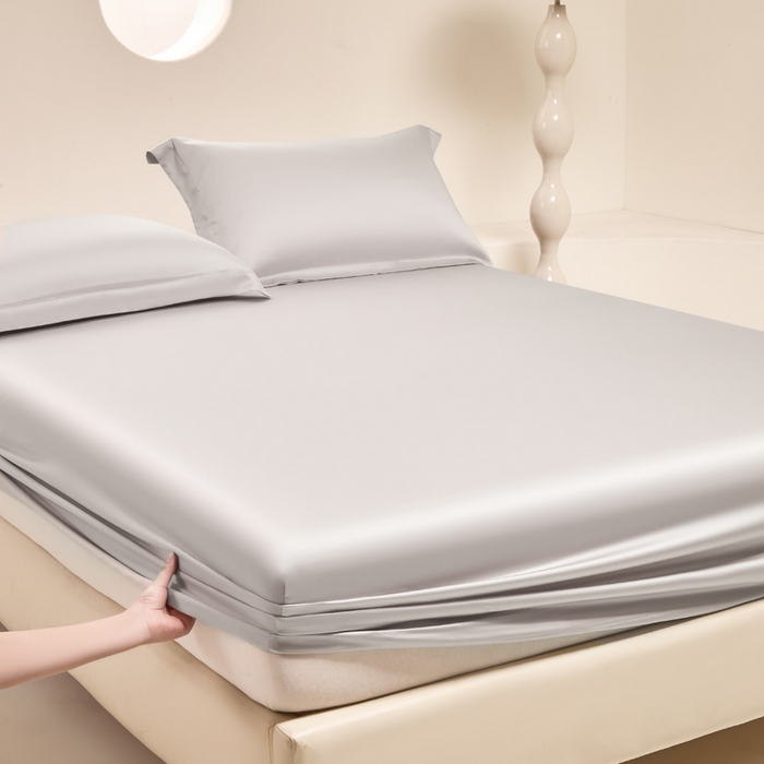 91家纺网 家纺一手货源 找家纺 （总）涵宸家纺 2026新款纯色天丝棉单床笠-场景二