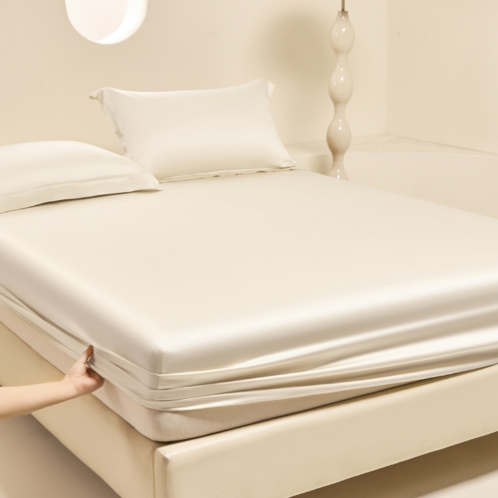 91家纺网 家纺一手货源 找家纺 （总）涵宸家纺 2026新款纯色天丝棉单床笠-场景二