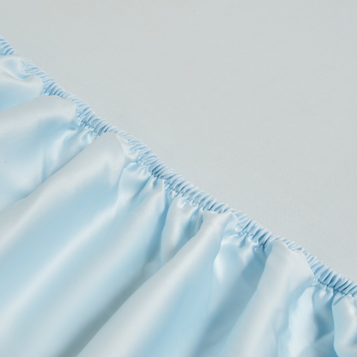 91家纺网 家纺一手货源 找家纺 涵宸家纺 2026新款纯色天丝棉单床笠-场景二 海天兰