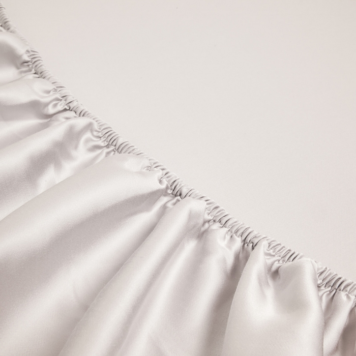 91家纺网 家纺一手货源 找家纺 涵宸家纺 2026新款纯色天丝棉单床笠-场景二 太空灰