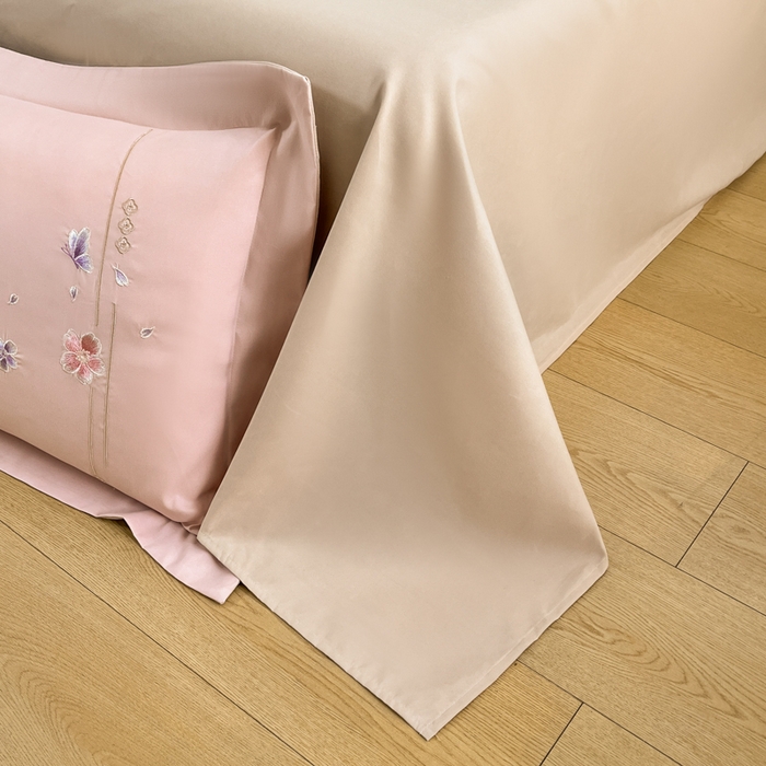 91家纺网 家纺一手货源 找家纺 （总）青柚 2026新款轻奢刺绣国风四件套-争妍