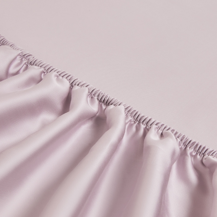 91家纺网 家纺一手货源 找家纺 涵宸家纺 2026新款纯色天丝棉单床笠-场景二 紫语