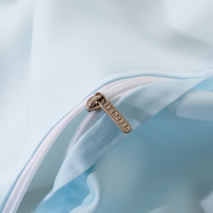 91家纺网 家纺一手货源 找家纺 涵宸家纺 2026新款纯色天丝棉四件套-场景二 海天兰