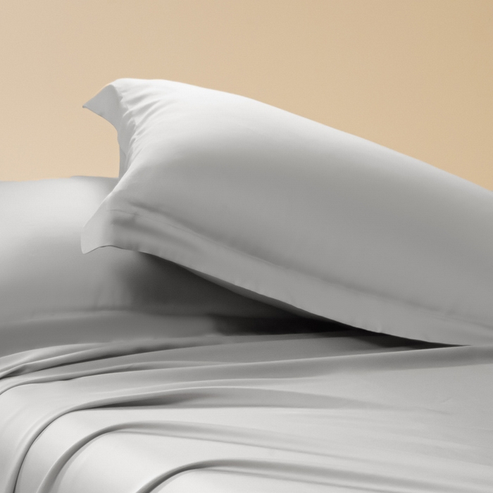 91家纺网 家纺一手货源 找家纺 涵宸家纺 2026新款纯色天丝棉单枕套-场景二 枕套-时尚灰