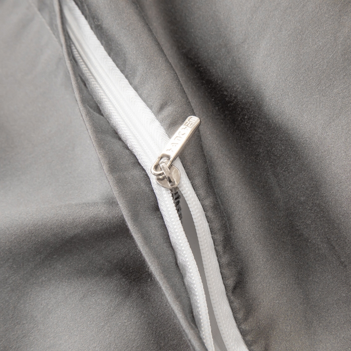 91家纺网 家纺一手货源 找家纺 涵宸家纺 2026新款纯色天丝棉四件套-场景二 星夜灰