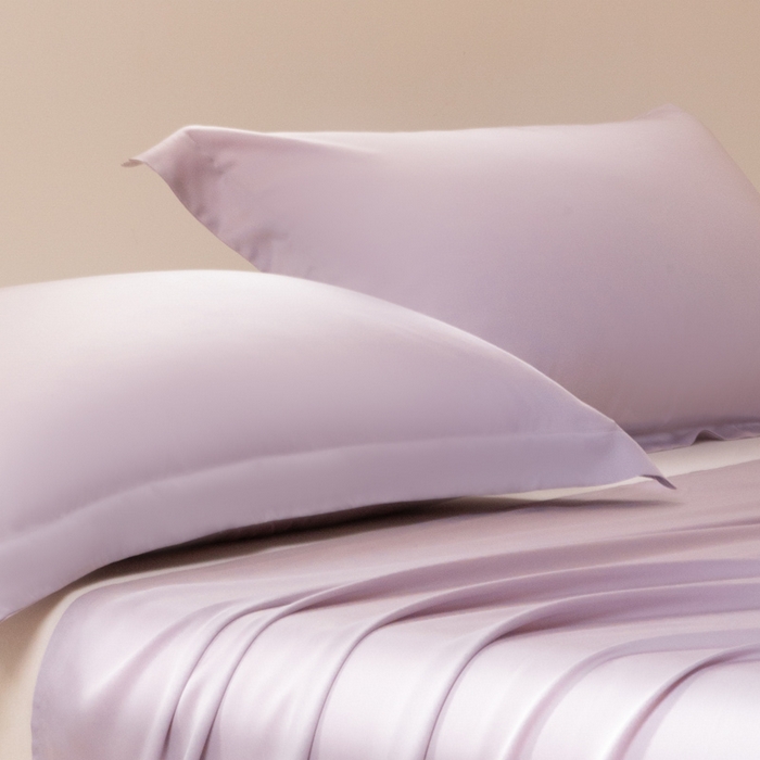 91家纺网 家纺一手货源 找家纺 涵宸家纺 2026新款纯色天丝棉单枕套-场景二 枕套-紫语