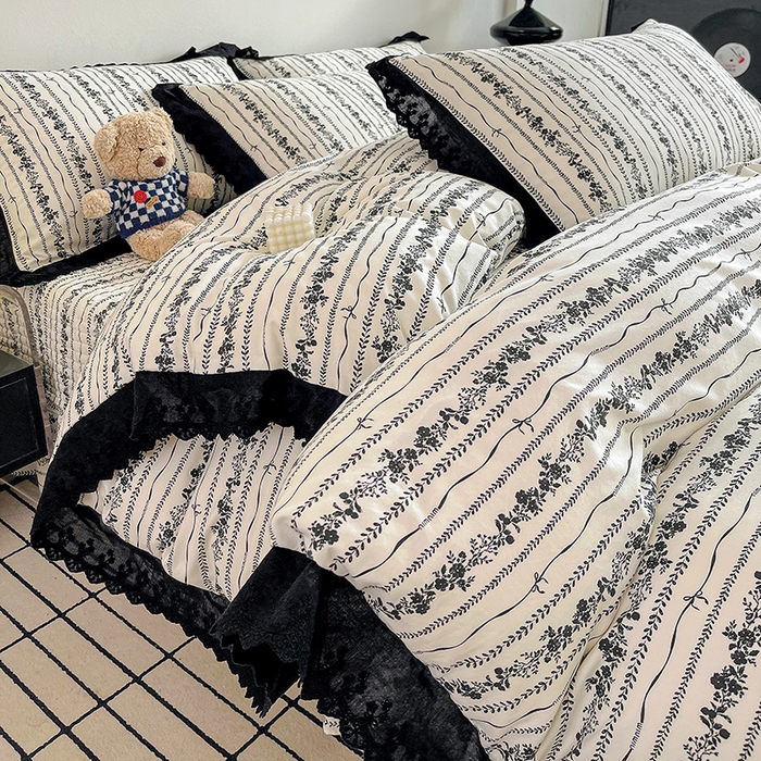 91家纺网 家纺一手货源 找家纺 （总）元熙 2026新款古法水洗棉床盖四件套