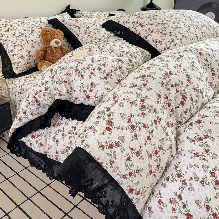 91家纺网 家纺一手货源 找家纺 （总）元熙 2026新款古法水洗棉床盖四件套