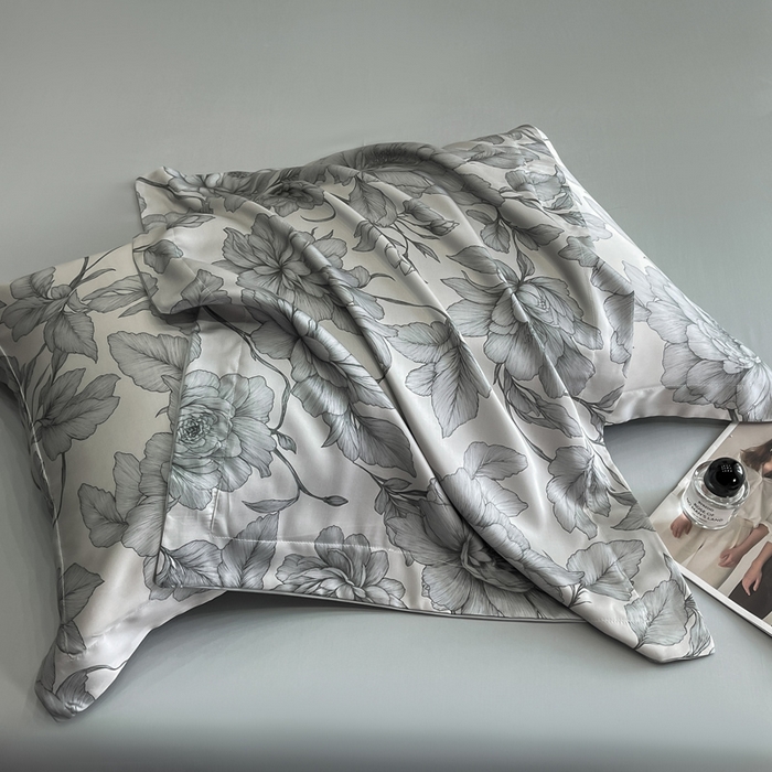 91家纺网 家纺一手货源 找家纺 涵宸家纺 2026新款天丝棉数码印花四件套 多琳娜