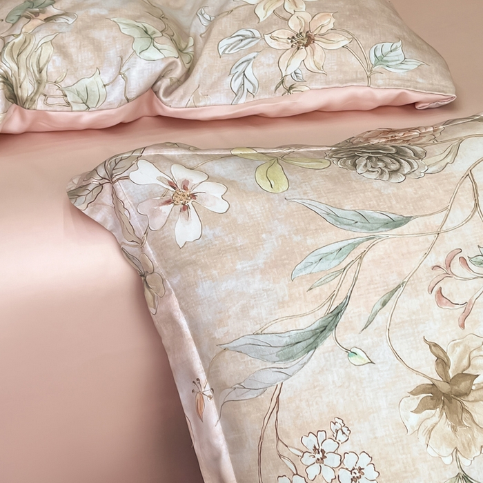 91家纺网 家纺一手货源 找家纺 涵宸家纺 2026新款天丝棉数码印花四件套 花枝棠