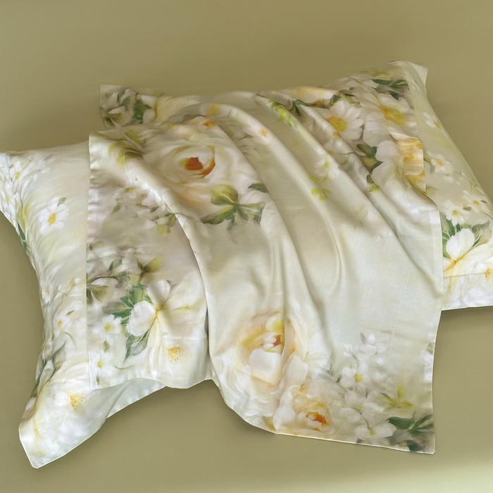 91家纺网 家纺一手货源 找家纺 涵宸家纺 2026新款天丝棉数码印花四件套 幻夏