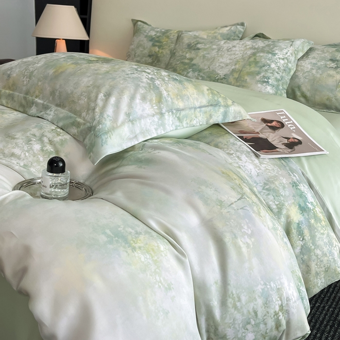 91家纺网 家纺一手货源 找家纺 涵宸家纺 2026新款天丝棉数码印花四件套 今莳