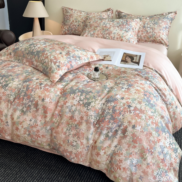 涵宸家纺 2026新款天丝棉数码印花四件套 茵梦