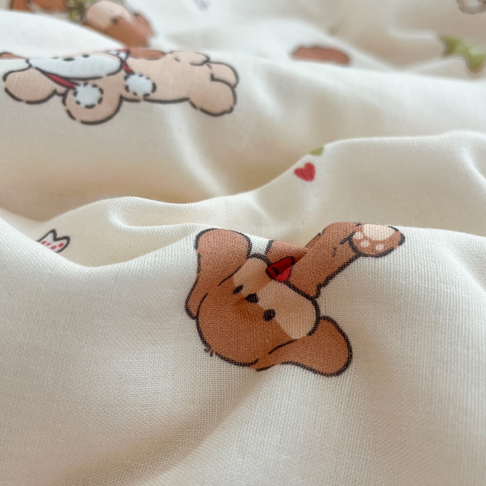 91家纺网 家纺一手货源 找家纺 （总）涵宸家纺 2026新款双层纱印花四件套