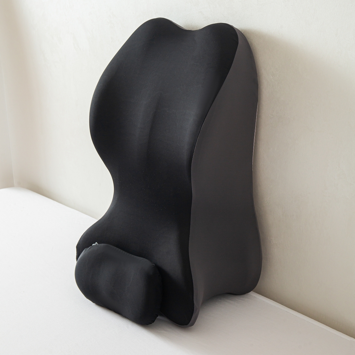 91家纺网 家纺一手货源 找家纺 盛隆 2026新款房事枕趴趴枕休闲枕记忆棉枕芯 黑色