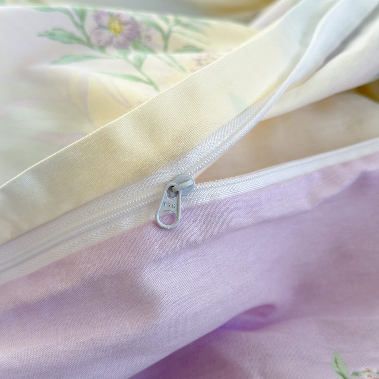 91家纺网 家纺一手货源 找家纺 乐童家纺 2026新款全棉网红直播爆款吊边一字绣工艺款四件套-系列三 薰衣草