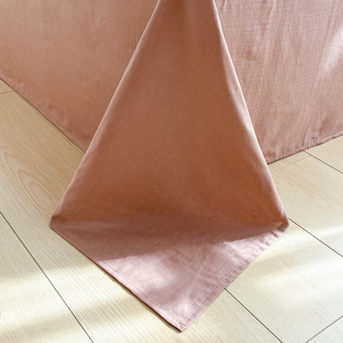 91家纺网 家纺一手货源 找家纺 涵宸家纺 2026新款双层纱印花四件套 A小粉仙