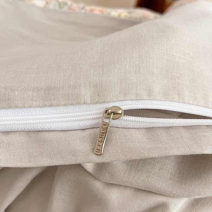 91家纺网 家纺一手货源 找家纺 涵宸家纺 2026新款双层纱印花四件套 B花田-金