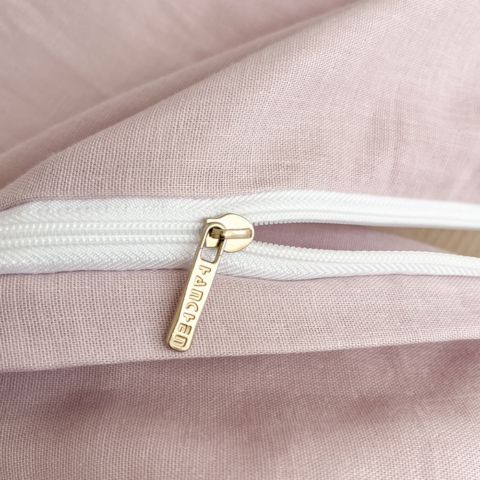 91家纺网 家纺一手货源 找家纺 涵宸家纺 2026新款双层纱印花四件套 B花田-紫