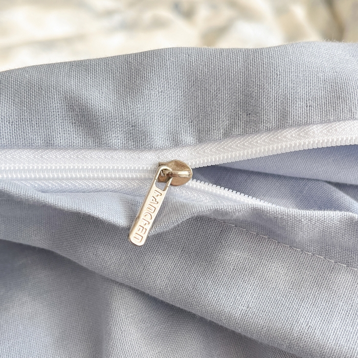 91家纺网 家纺一手货源 找家纺 涵宸家纺 2026新款双层纱印花四件套 B文墨碟