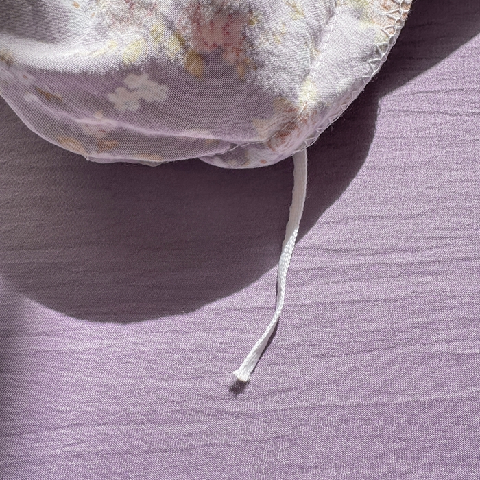 91家纺网 家纺一手货源 找家纺 梵克保罗 2026新款A类仿棉古法水洗棉法式全棉花边四件套 梦露