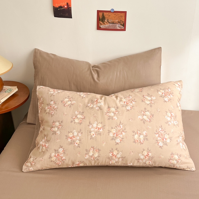 91家纺网 家纺一手货源 找家纺 涵宸家纺 2026新款双层纱印花四件套 B知晓