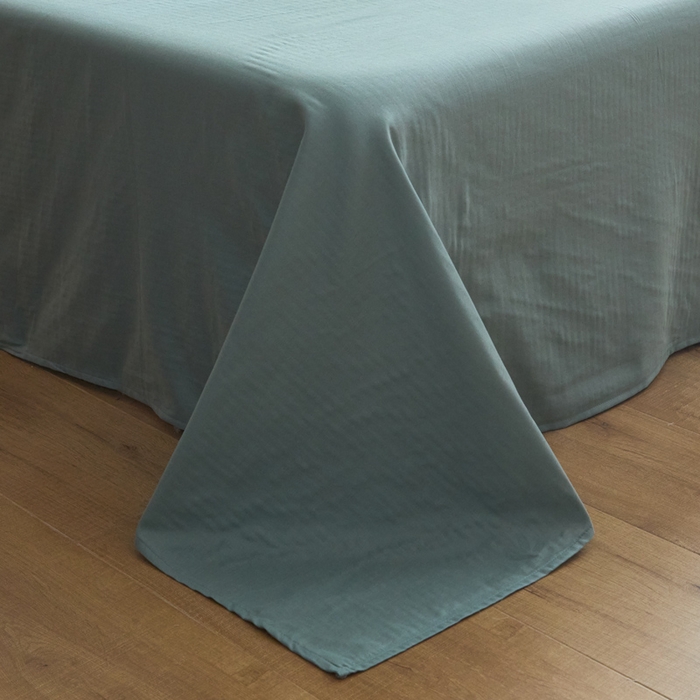 91家纺网 家纺一手货源 找家纺 涵宸家纺 2026新款双层纱印花四件套 D水木年华