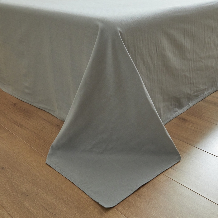 91家纺网 家纺一手货源 找家纺 涵宸家纺 2026新款双层纱印花四件套 F满园-青