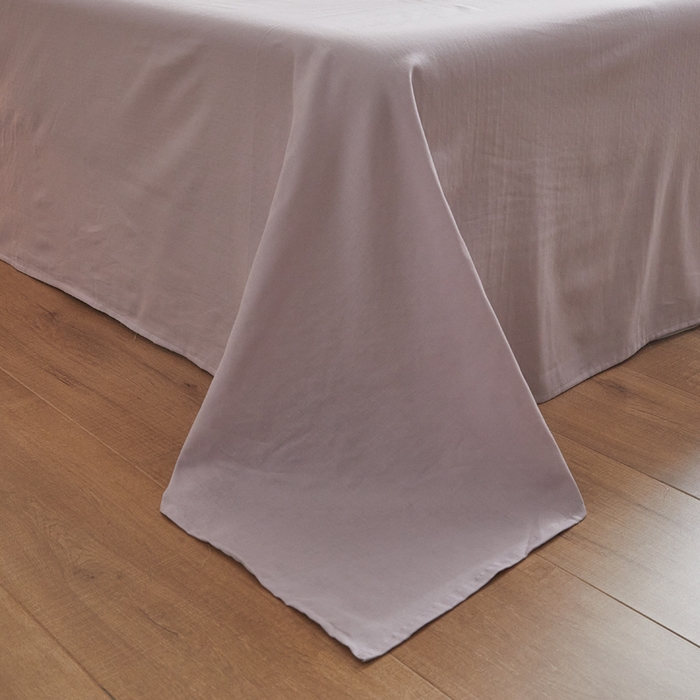 91家纺网 家纺一手货源 找家纺 涵宸家纺 2026新款双层纱印花四件套 F满园-紫