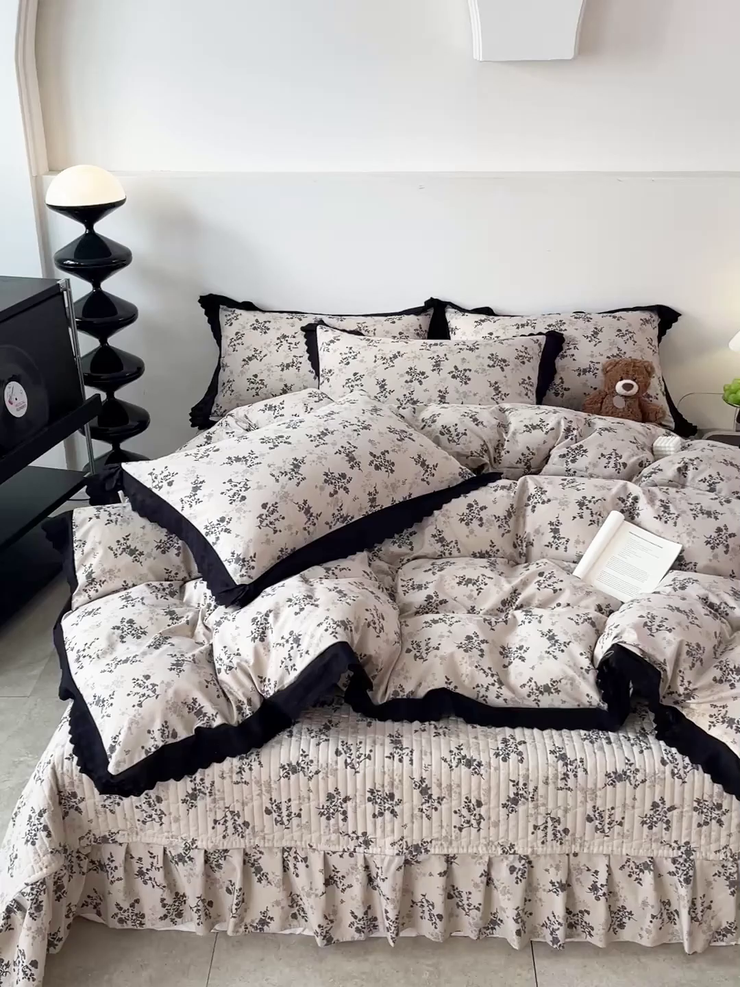 91家纺网 家纺一手货源 找家纺 元熙 2026新款古法水洗棉床盖四件套 梦栀