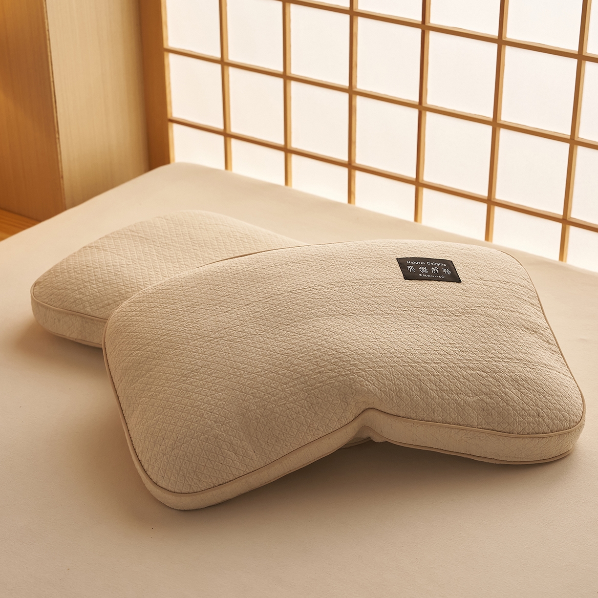 91家纺网 家纺一手货源 找家纺 （总）乐可 2026新款棉麻天然好物面包枕荞麦枕枕头枕芯