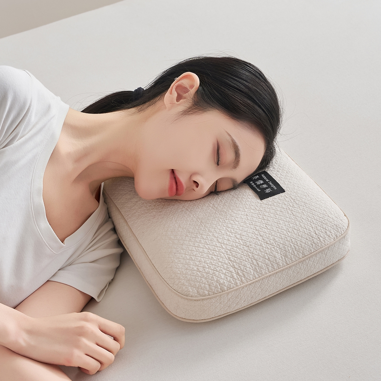 91家纺网 家纺一手货源 找家纺 （总）乐可 2026新款棉麻天然好物面包枕荞麦枕枕头枕芯