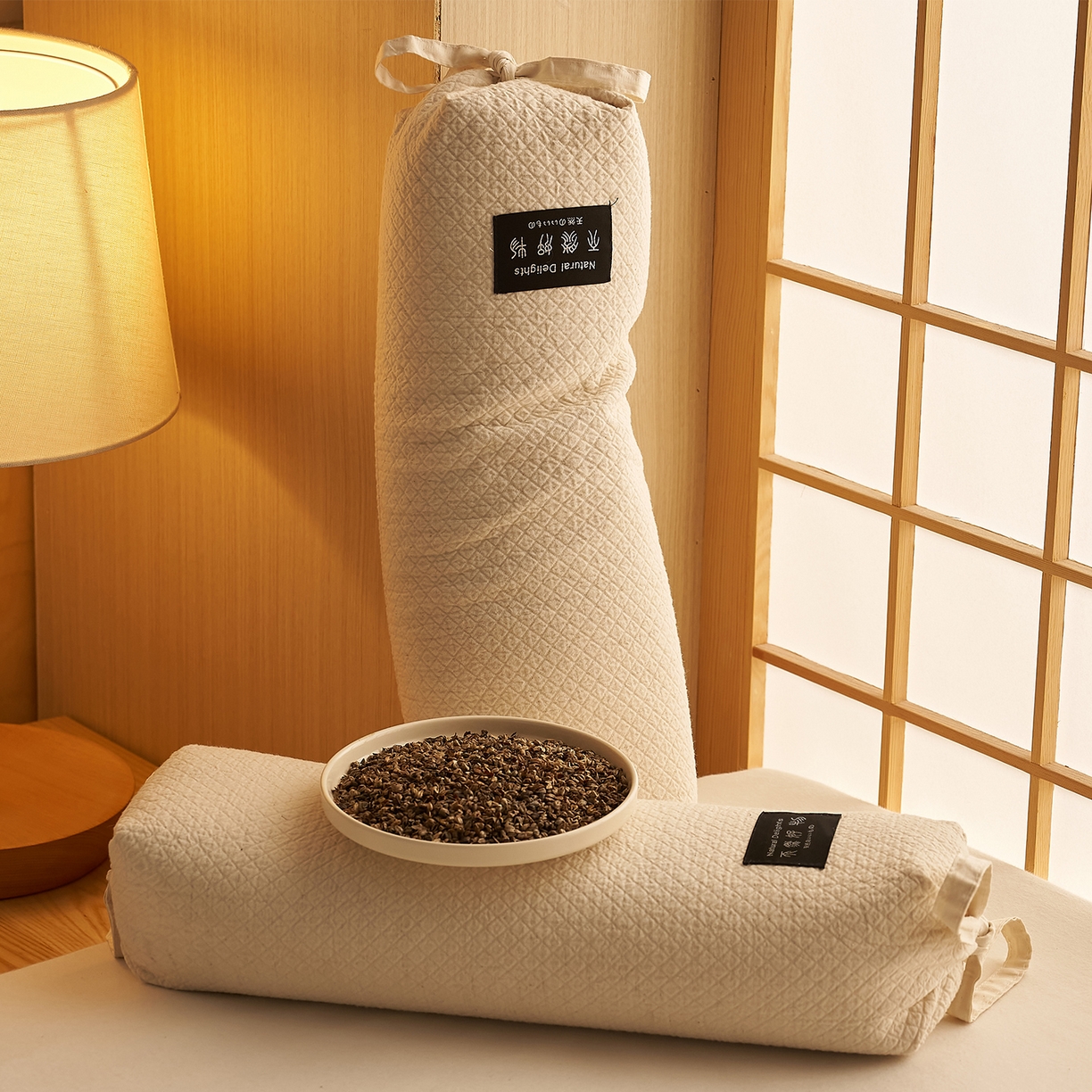 91家纺网 家纺一手货源 找家纺 （总）乐可 2026新款棉麻天然好物糖果枕荞麦枕枕头枕芯